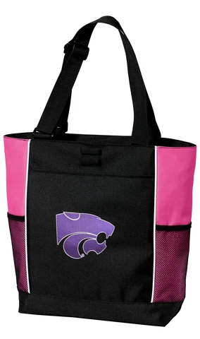 K-State Logo NEON PINK Tote Bag HOT COLORS! Cover