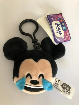 Porte-clé peluche Disney Emoji Mickey neuf - Photo 1/3
