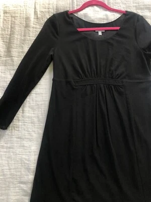 A PEA IN THE POD dress M black Stretch Mesh classic LBD - Image 1 of 4