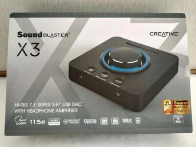 Creative Sound Blaster X3 Digital Audio Converter USB DAC 7.1 Surround Sound - Image 1 of 4