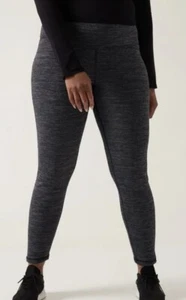 Athleta Women's Altitude Tight Polartec Power Stretch 1X Gray Heathered NEW - Picture 1 of 9