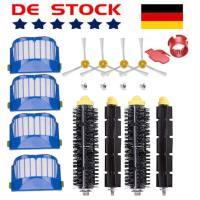 MARKENLOS Ersatzteile Für iRobot Roomba Serie 600 605 615 620 621 630 631 Filter Bürste E~