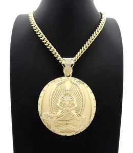 New 2PAC Euphanasia Pendant With 24" Cuban Link Chain Gold Plated* - Picture 1 of 5