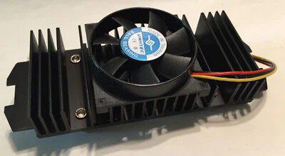 VANTEC Intel Celeron SLOT 1 SEPP CPU fan and heatsink ball bearing fan Taiwan - Image 1 of 4