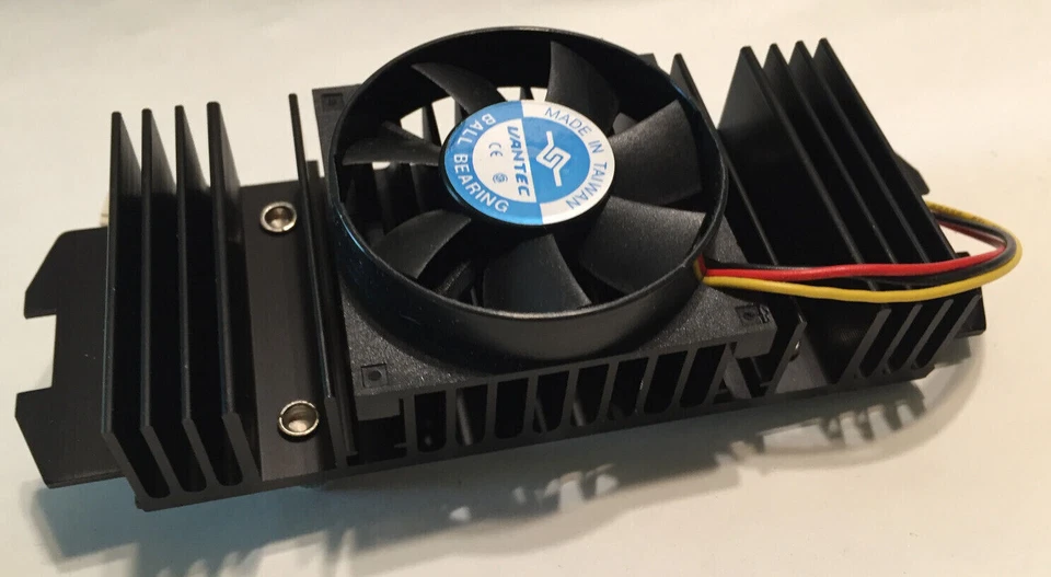 VANTEC Intel Celeron SLOT 1 SEPP CPU fan and heatsink ball bearing fan Taiwan - Image 1 of 4