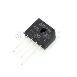 1 pcs KBU1010 Bridge Rectifier Gleichrichter 1000V AC change DC 10A KBU-1010 - Picture 1 of 3