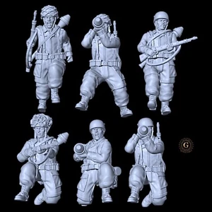 WW2 Alemán Fallschrmjäger Panzerfausts 28mm Ideal Bolt Acción Wargame Coleccionistas - Imagen 1 de 5