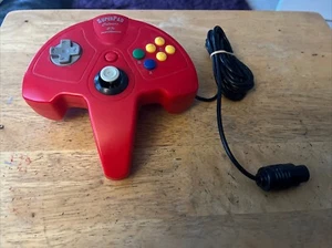 3rd Party Nintendo 64 N64 Controller Performance Superpad Red - Picture 1 of 4