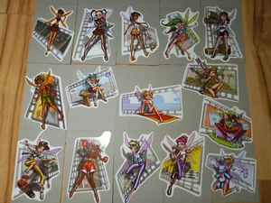 Y2k Fairy's Flick Chicks Vending Stickers - Full Set - Rare 2004 - Picture 1 of 7