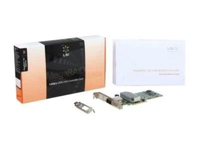 LSI SAS 9380-8e 05-25528-04 12Gb/s 8-Port SAS/SATA PCIe x8 Ext RAID HBA LSI00438 - Image 1 of 4