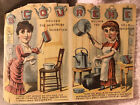 kitchen decor Scourene Soap advert tradecard housekeeper cleaning shabby chic