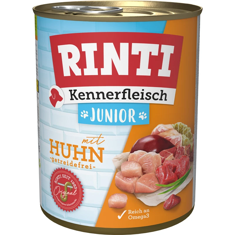 Rinti Dose Kennerfleisch Junior Huhn 12 X 800g