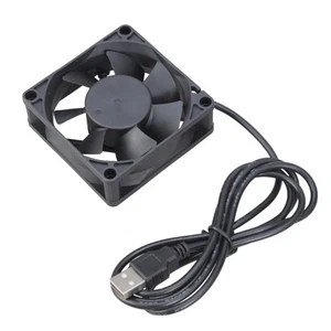 USB 5V 7x7cm Cooling Fan 7025 2300RPM 28CFM Radiator for Desktop Computers - Bild 1 von 8