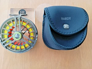 Hardy Ultralite 10000 DD #10/11/12 Fly Reel RIO OUTBOUND W/F 9/10 FLY LINE+ CASE - Picture 1 of 4