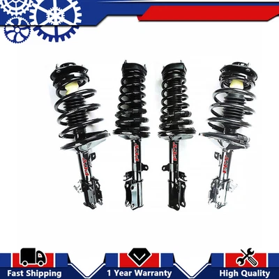 Juego completo de 2 muelles helicoidales y puntales delanteros y 2 traseros FCS para Toyota Camry 97-01 Foto 1 de 4