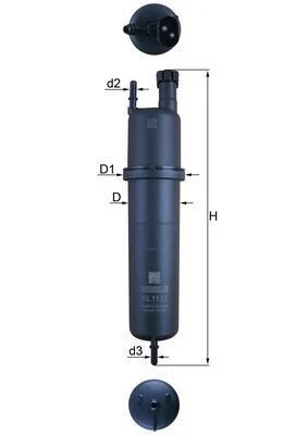 MAHLE KL1131 FUEL FILTER - Image 1 of 1