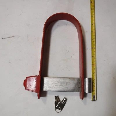 Kryptonite vintage bike lock #3 Made in Boston Massachusetts - Image 1 of 4