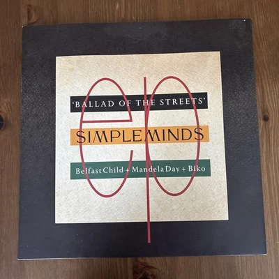 Simple Minds Ballad Of The Streets Townhouse 12" EP Vinyl Record  - Image 1 of 2
