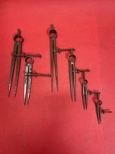 Lote 6 herramientas de medición vintage - Imagen 1 de 6
