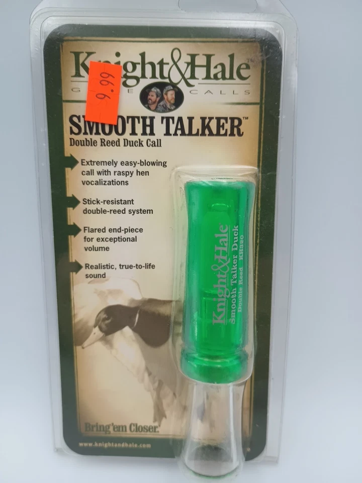 KNIGHT & HALE SMOOTH TALKER DOUBLE REED RASPY DUCK CALL  - Image 1 of 1