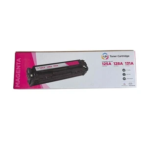LD Laser Toner Cartridge HP 125A CB542A 128A CE322A 131A CF212A Magenta New - Zdjęcie 1 z 5