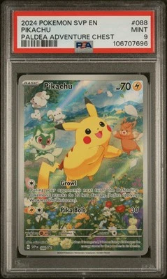 Pikachu - 027 Sv: Scarlet & Violet Promo Cards Holo - PSA 9 - - Image 1 of 2