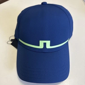 J. LINDEBERG CAPPELLO UOMO OSCAR BERRETTO GOLF Estate Blu TAGLIA UNICA NUOVO CON ETICHETTE - Foto 1 di 4