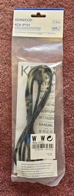Cable KENWOOD KCA-IP101 para Select iPOD, iPhone para conectar a Kenwood Stereos Foto 1 de 2