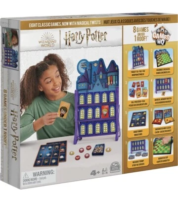 wizarding world harrypotter game HQ checkers tic tac tor memory match go fish - Image 1 of 4