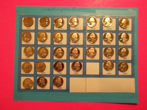 "S" Proof Washington Quarter Set 1968-98 "S" (PWQ11.14) Cover