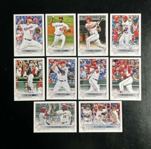2022 Topps Serie 1&2 Equipo Nacional de Washington Set Strasburg Adams Juan Soto 20 - Imagen 1 de 2