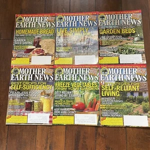 Mother Earth News Magazine 2013 Lot of 6 #255-260 DIY Natural Living Homestead - Picture 1 of 10