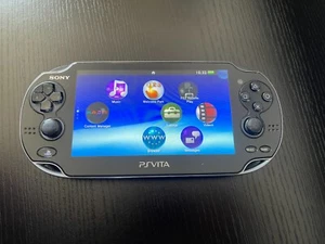 Sony Playstation PS Vita Console Black OLED 1000 Tested 8GB Memory B Grade - Picture 1 of 14