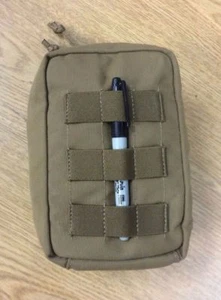 GENUINE MODULAR TACTICAL TAYLOR COYOTE BROWN ZIPPERED UTILITY POUCH USGI MOLLE - Picture 1 of 8