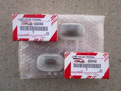 93-95 TOYOTA SUPRA JZA80 DELANTERO IZQUIERDO + DERECHO GUARDABARROS MARCA LUZ FABRICANTE DE EQUIPOS ORIGINALES NUEVO Foto 1 de 4