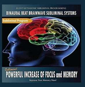 Powerful Increase of Focus & Memory Binaural Beat Subliminal Systems (2015, CD) - Picture 1 of 2