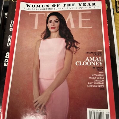 2022 March 14-21, TIME Magazine, Zelinsky & The Heroes Of Ukraine,Amal Clooney - Image 1 of 4