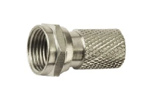 4 x F Connectors Plug Screw on plugs/Satellite/cable - Afbeelding 1 van 1