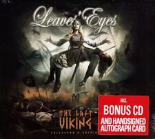 LEAVES' EYES "The Last Viking" (CD, 2020 AFM) Limited Ed. 2 Disc Set + Autograph