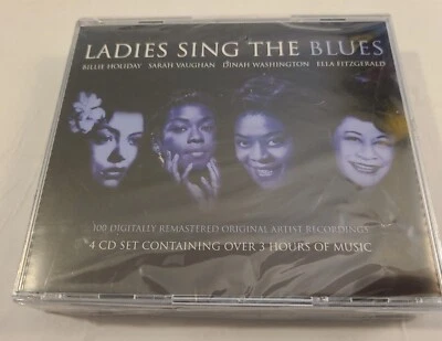 NEW (case Damg) LADIES SING THE BLUES 4 CD Set BIllie Holiday Ella Fitzgerald  Foto 1 de 4