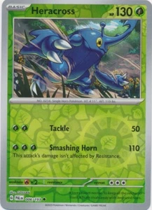 Reverse Holo Heracross 006/193 Uncommon SV02: Paldea Evolved Pokemon TCG - Picture 1 of 1