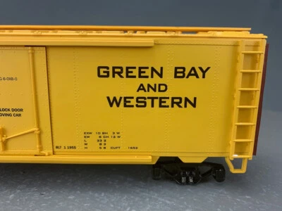 O Gauge MTH Green Bay & Western Reefer GBW #21002 BODY & Truck Frames O1049 - Image 1 of 4