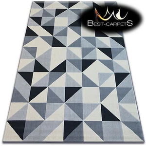 TRENDY Thick Carpets STYLISH MODERN RUG 'SCANDI' geometric CHEAP Carpet - Picture 1 of 1