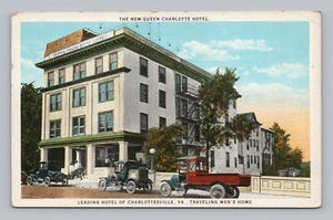 Postkarte Das neue Queen Charlotte Hotel Charlottesville Virginia - Bild 1 von 2