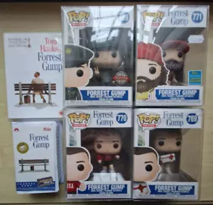 FORREST GUMP Bundle: Funko Vinyl Figures x4 Boxed + Blockbuster Figure + DVD - Picture 1 of 14