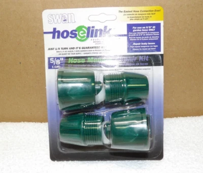 M1 Swan Hoselink 5/8 英寸水花园软管修理套件 - 全新包装 — 第 1/4 张图片