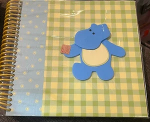 New Seasons Blue Baby Hippo Photo Album - Spiraled Pages - Lovely - Picture 1 of 3