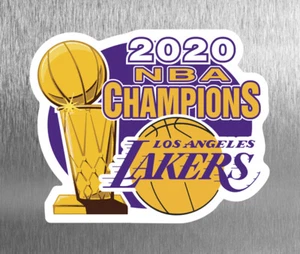 Magnet Die Cut Los Angeles Lakers 2020 NBA Champions Basketball Championship - Bild 1 von 1