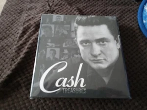 Cash Treasures 3-CD Box + Bonus CD Out Among the Stars Johnny Cash New & Sealed - Picture 1 of 2