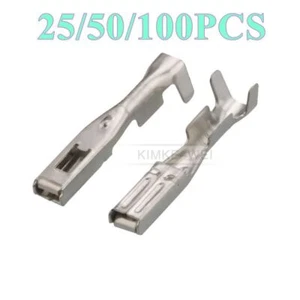 Automotriz 2.3mm Cableado Eléctrico Crimpado Hembra Enchufe Pin Terminales Contacto Nuevo - Imagen 1 de 2